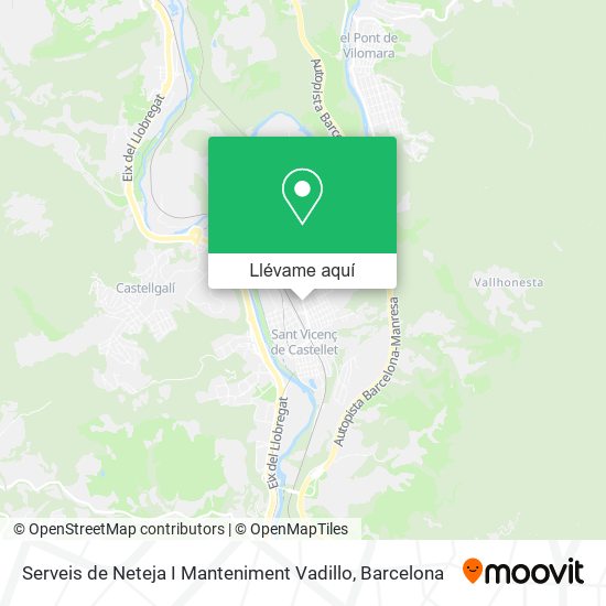 Mapa Serveis de Neteja I Manteniment Vadillo