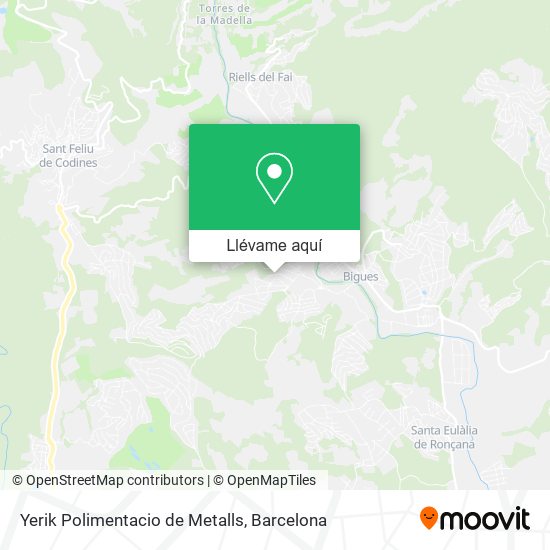 Mapa Yerik Polimentacio de Metalls
