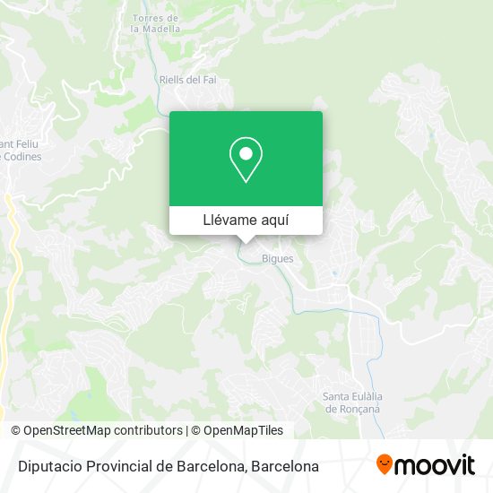 Mapa Diputacio Provincial de Barcelona