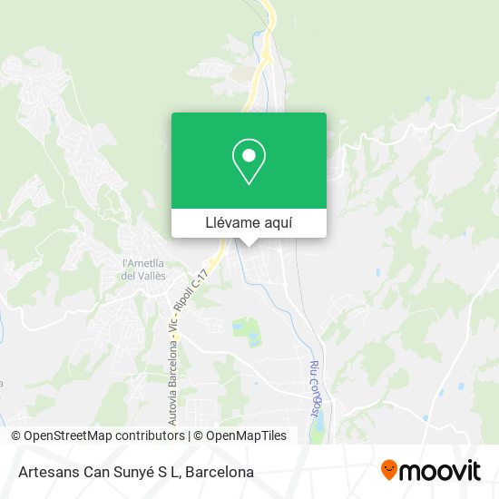 Mapa Artesans Can Sunyé S L