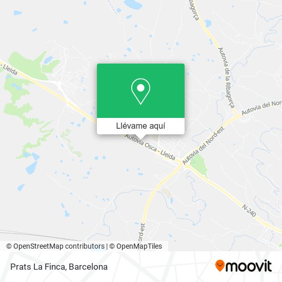 Mapa Prats La Finca