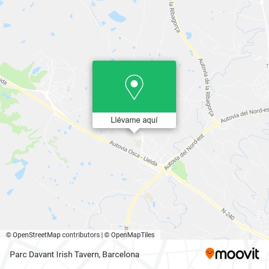 Mapa Parc Davant Irish Tavern