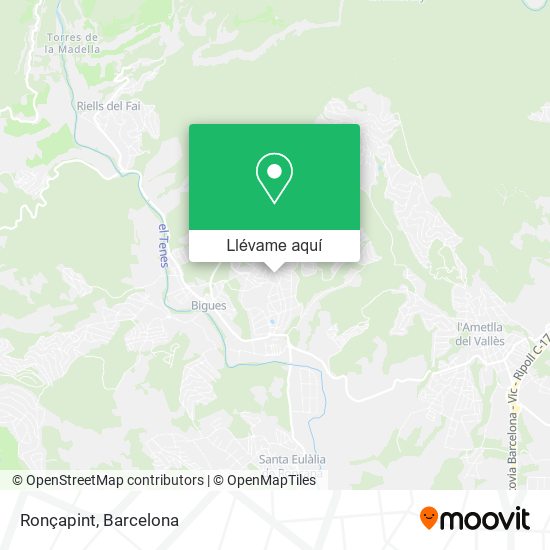 Mapa Ronçapint
