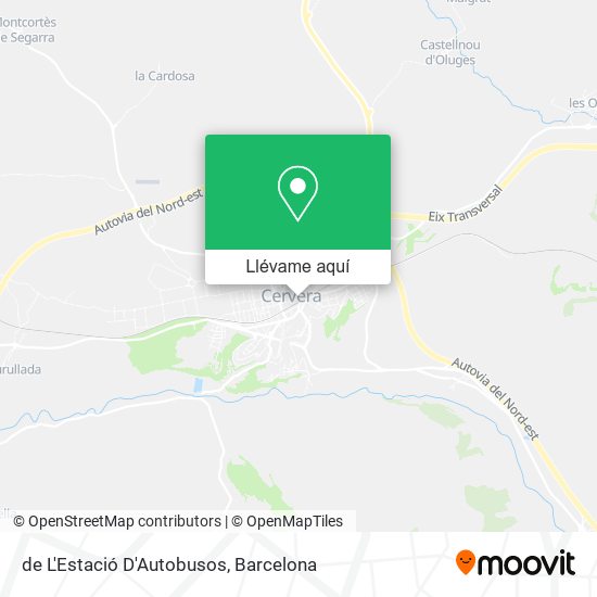 Mapa de L'Estació D'Autobusos