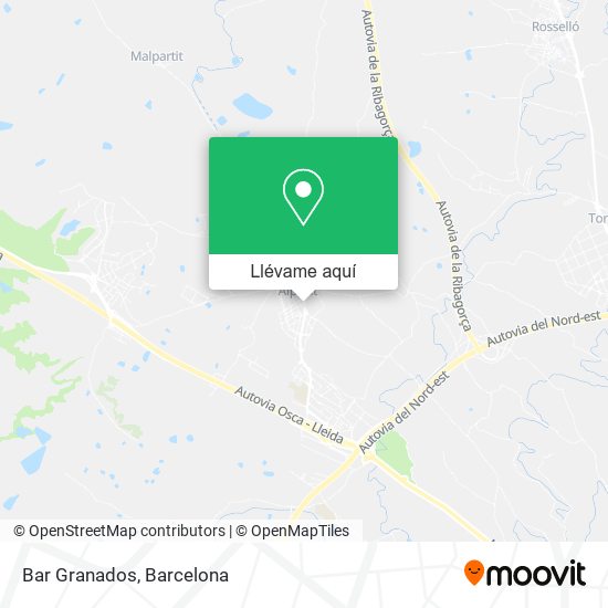 Mapa Bar Granados