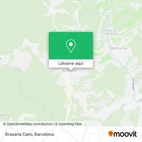 Mapa Brasería Cano