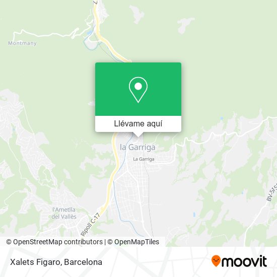 Mapa Xalets Figaro
