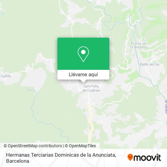 Mapa Hermanas Terciarias Dominicas de la Anunciata
