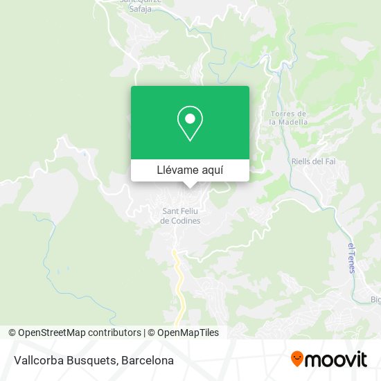 Mapa Vallcorba Busquets