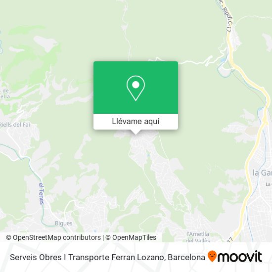 Mapa Serveis Obres I Transporte Ferran Lozano