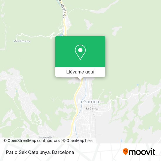 Mapa Patio Sek Catalunya