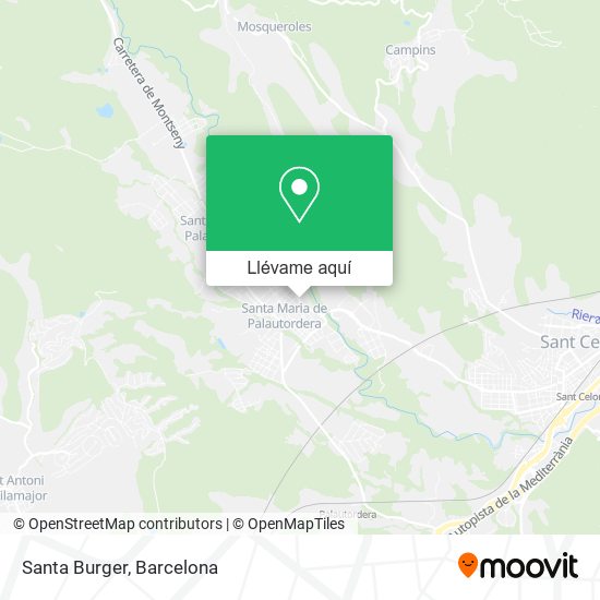 Mapa Santa Burger