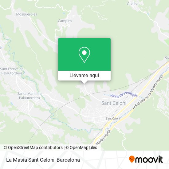 Mapa La Masía Sant Celoni