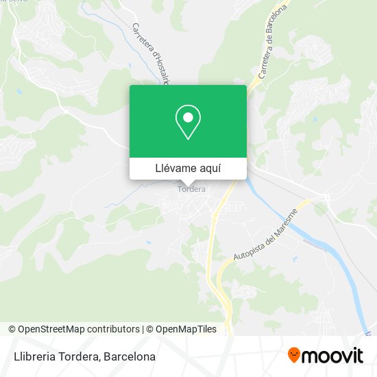 Mapa Llibreria Tordera