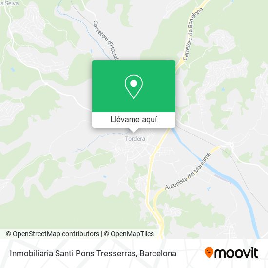 Mapa Inmobiliaria Santi Pons Tresserras