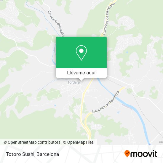 Mapa Totoro Sushi
