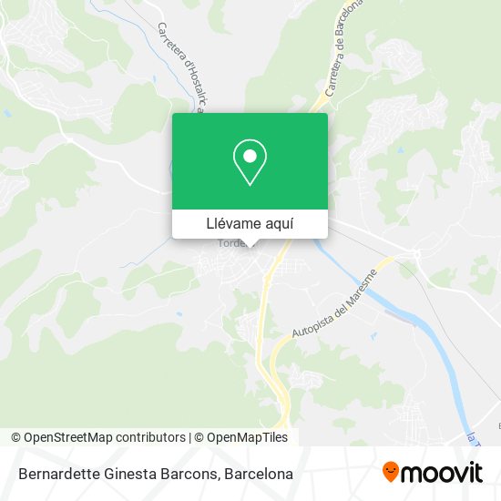 Mapa Bernardette Ginesta Barcons