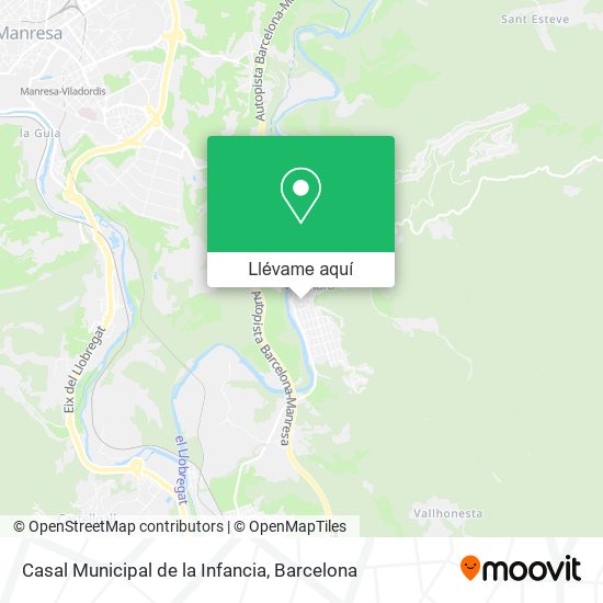 Mapa Casal Municipal de la Infancia