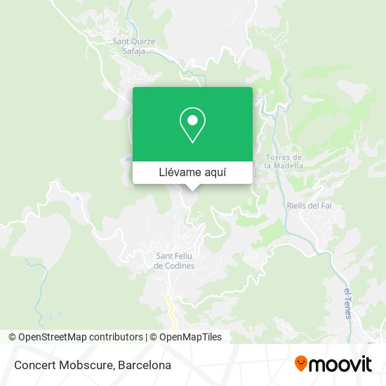 Mapa Concert Mobscure