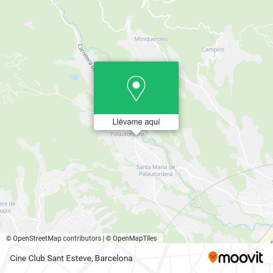 Mapa Cine Club Sant Esteve