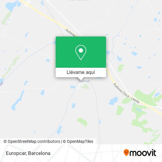 Mapa Europcar