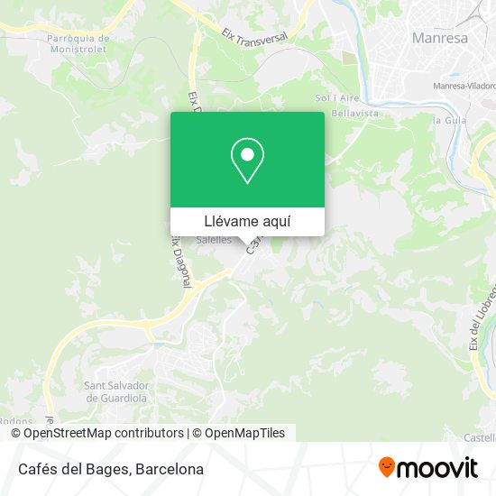 Mapa Cafés del Bages