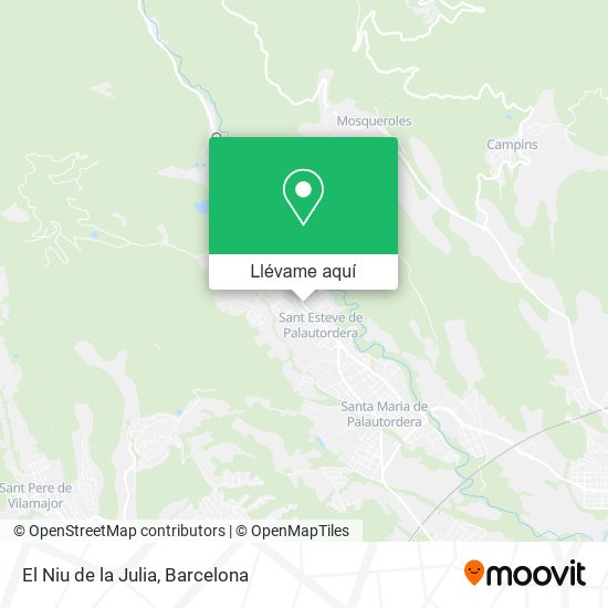 Mapa El Niu de la Julia