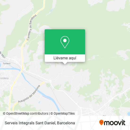 Mapa Serveis Integrals Sant Daniel
