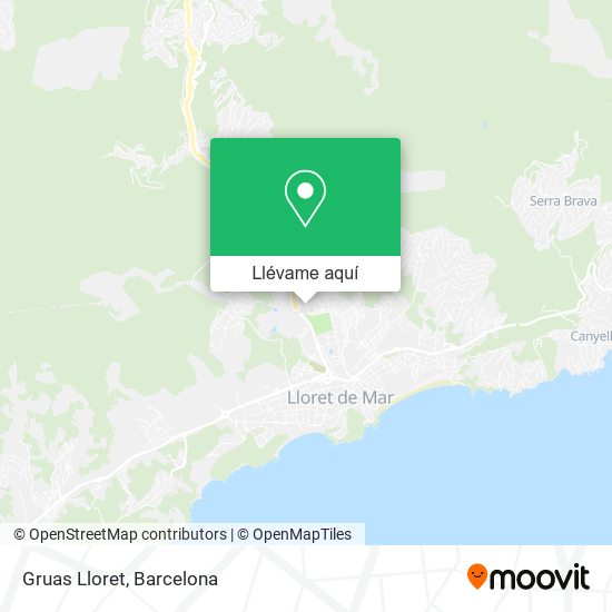 Mapa Gruas Lloret