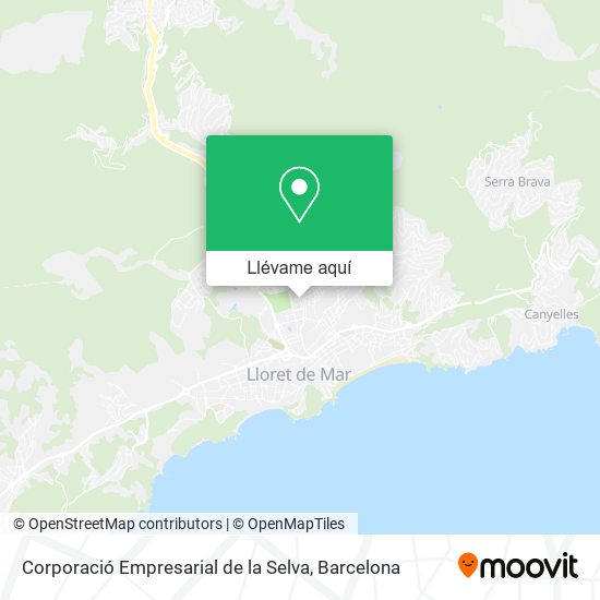 Mapa Corporació Empresarial de la Selva