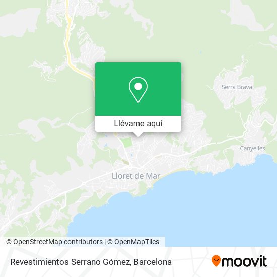 Mapa Revestimientos Serrano Gómez