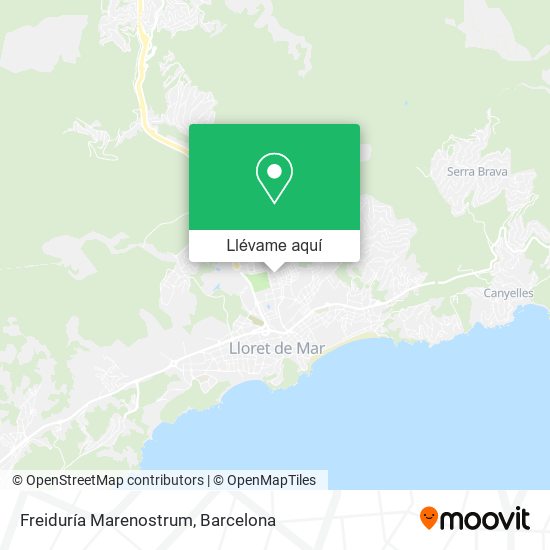 Mapa Freiduría Marenostrum