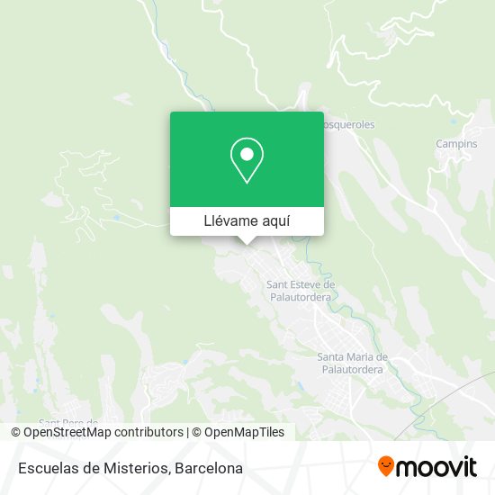 Mapa Escuelas de Misterios