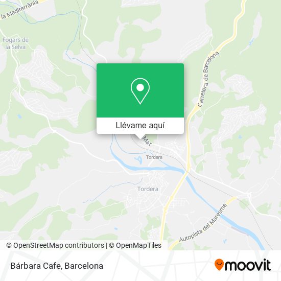 Mapa Bárbara Cafe