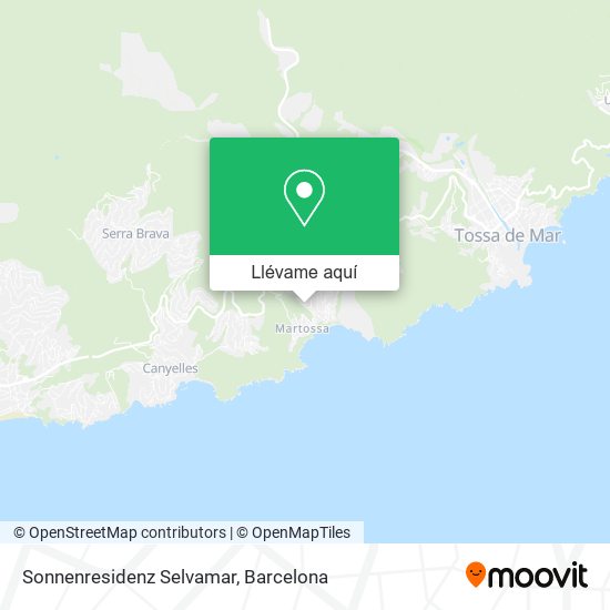 Mapa Sonnenresidenz Selvamar