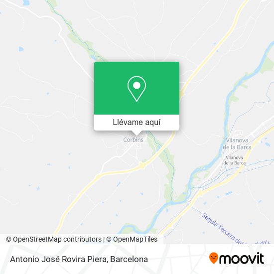 Mapa Antonio José Rovira Piera