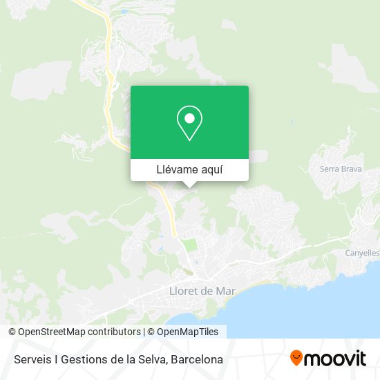 Mapa Serveis I Gestions de la Selva