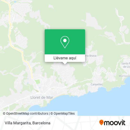 Mapa Villa Margarita