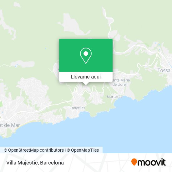 Mapa Villa Majestic