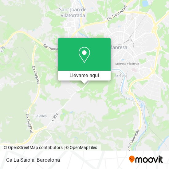 Mapa Ca La Saiola