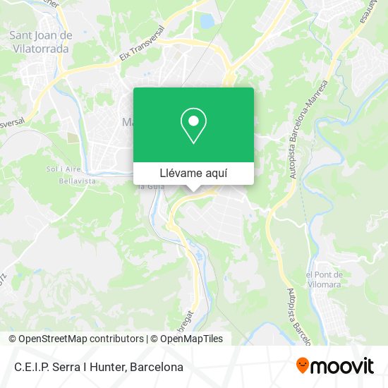 Mapa C.E.I.P. Serra I Hunter