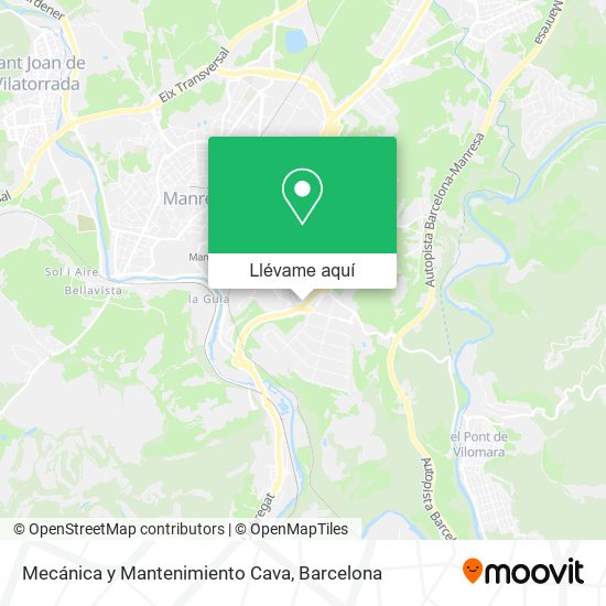 Mapa Mecánica y Mantenimiento Cava