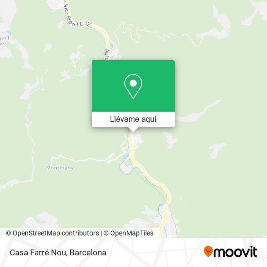 Mapa Casa Farré Nou