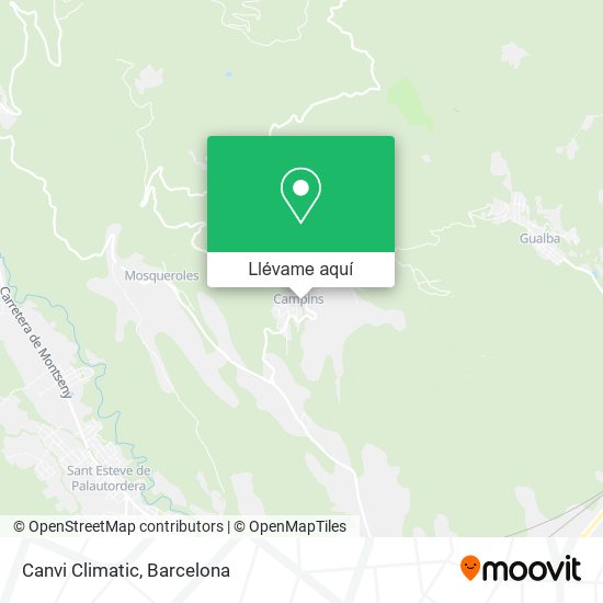 Mapa Canvi Climatic