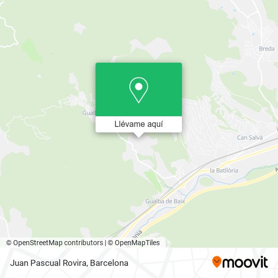 Mapa Juan Pascual Rovira