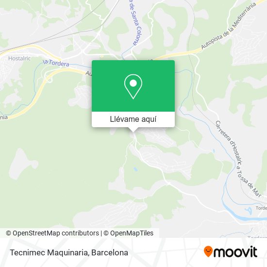 Mapa Tecnimec Maquinaria