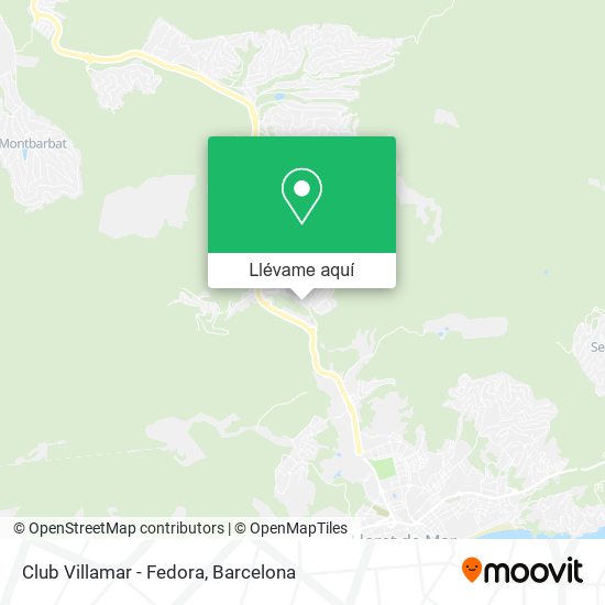 Mapa Club Villamar - Fedora