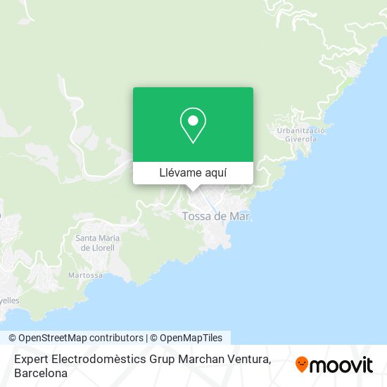 Mapa Expert Electrodomèstics Grup Marchan Ventura