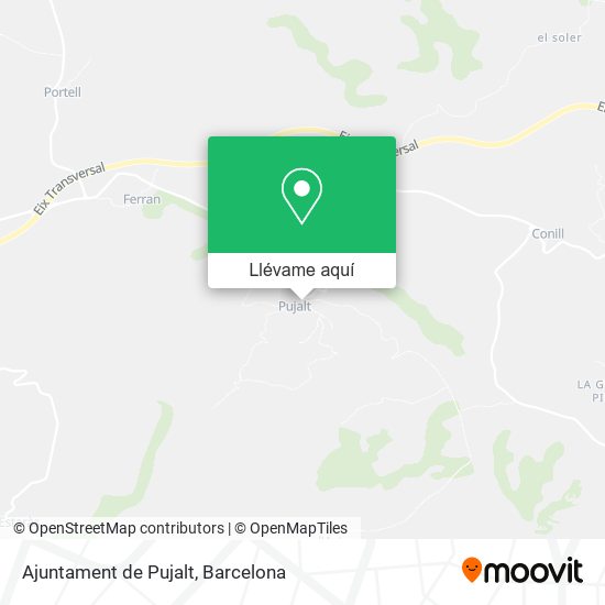 Mapa Ajuntament de Pujalt