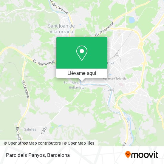 Mapa Parc dels Panyos